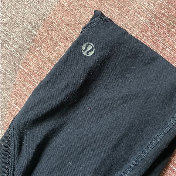 Lululemon Black and Yellow Colorblock Leggings - Picture 10 of 10